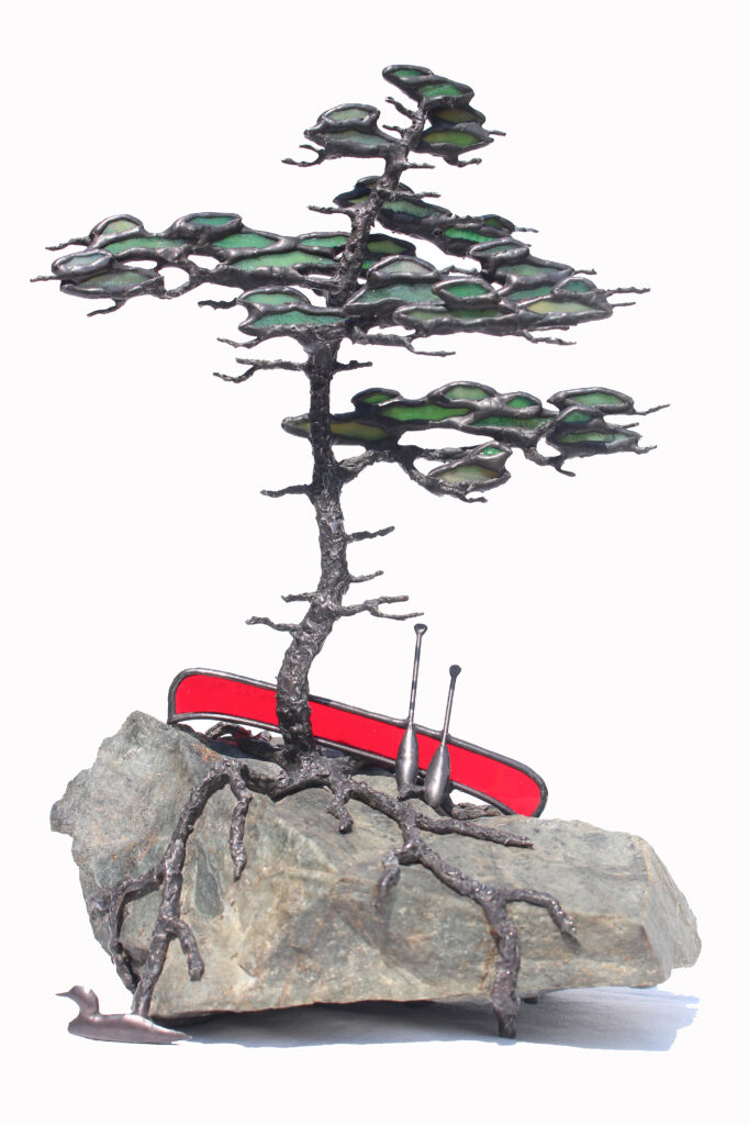    This is the 45th sculpture in my Canoe Series.