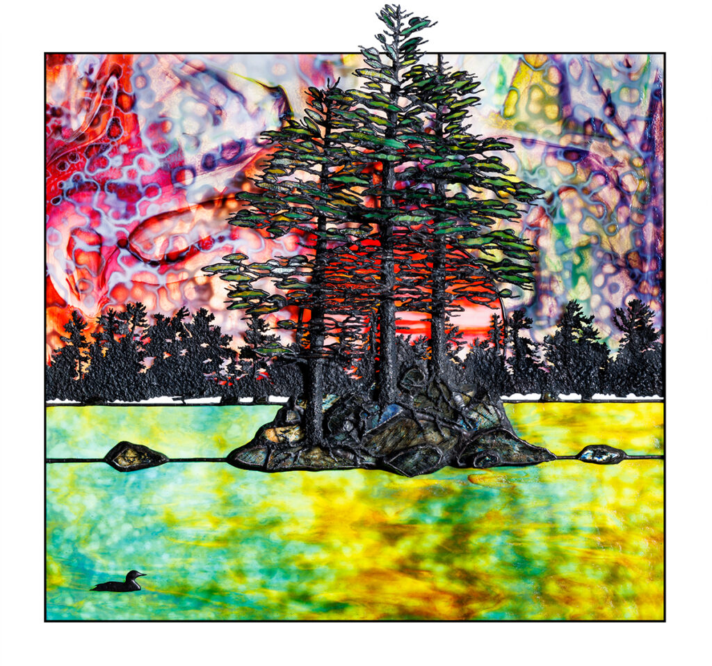 Own a limited edition, archival print of Peter’s newest 2023 piece entitled Algonquin Spectrum. 